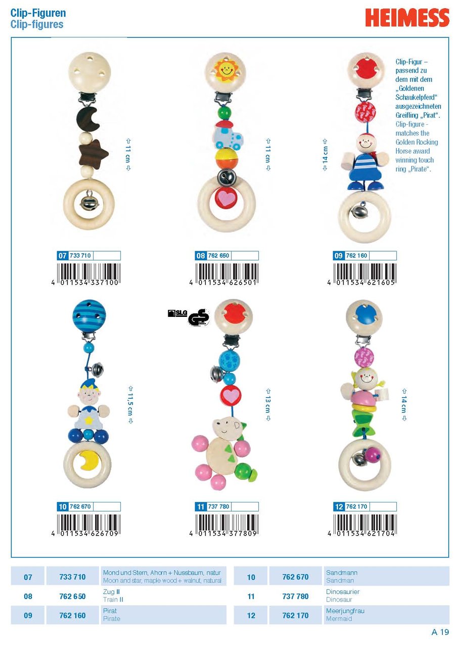 Katalog dřevěných hraček Heimess