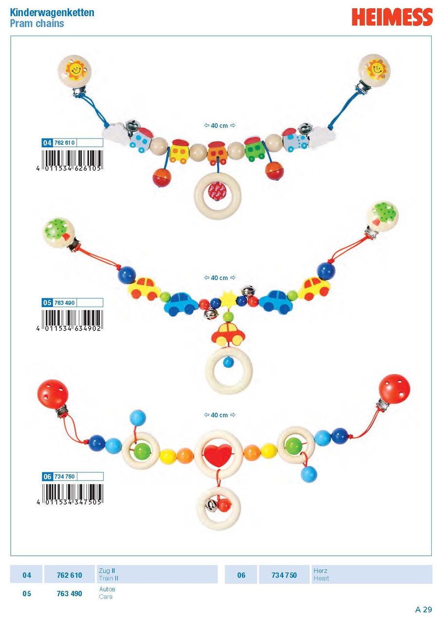 Katalog dřevěných hraček Heimess