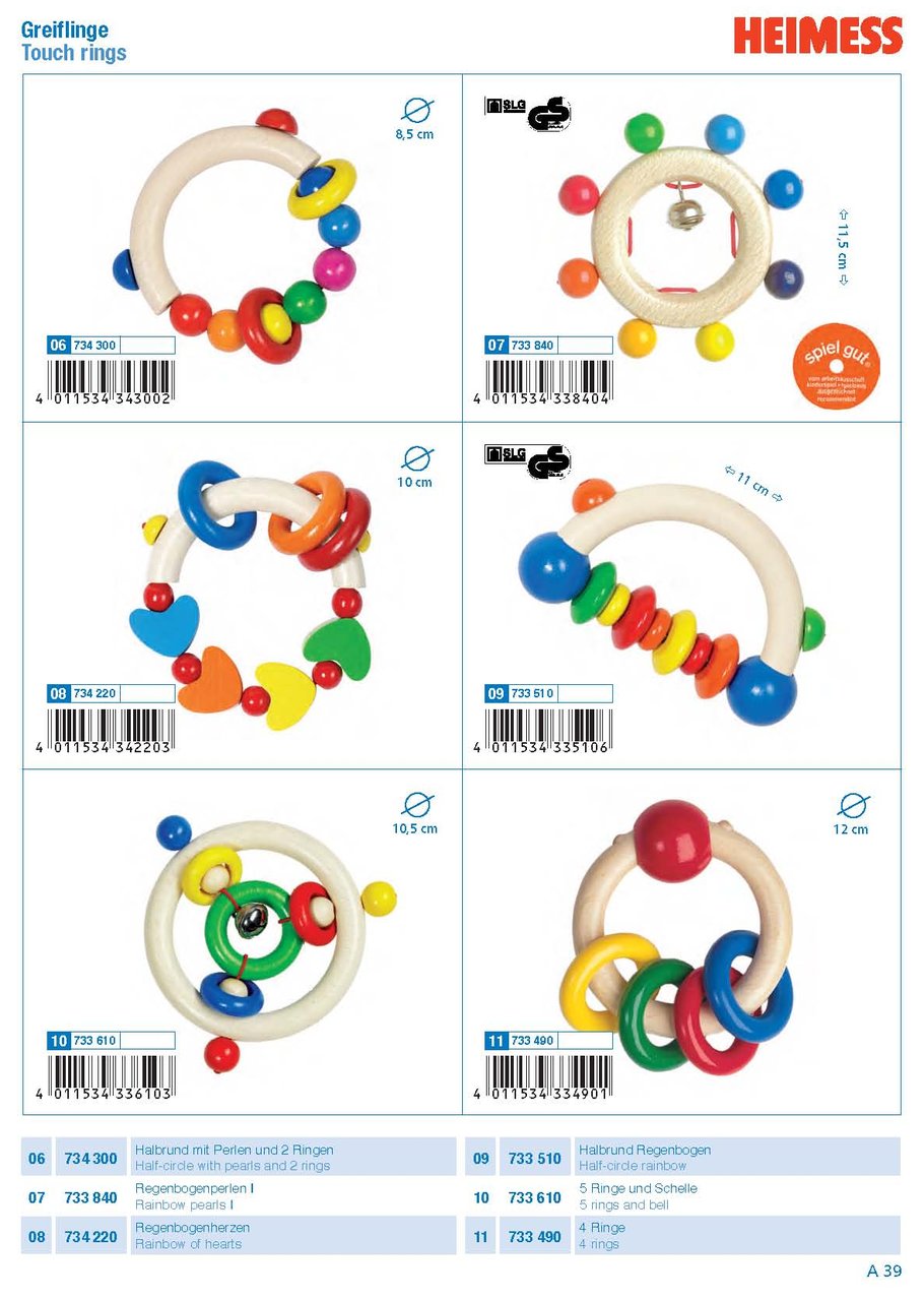 Katalog dřevěných hraček Heimess