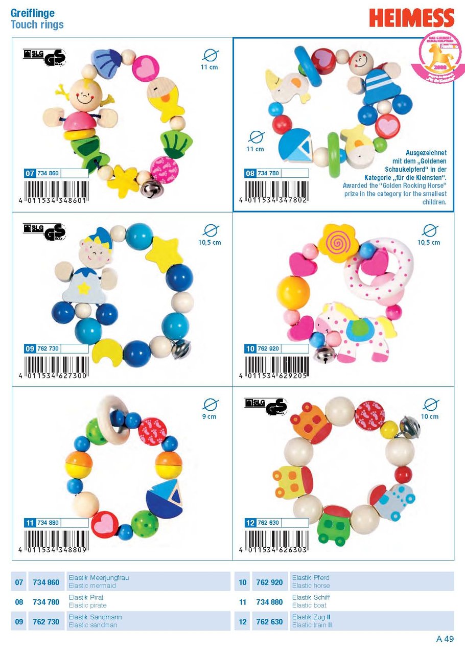 Katalog dřevěných hraček Heimess