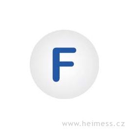 F – zacvakávací korálek, polovina