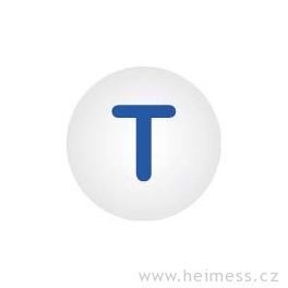 T – zacvakávací korálek, polovina